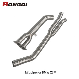 ท่อกลางไอเสียสำหรับ F98 X4M F97 X3M BMW 3.0T 304ท่อประสิทธิภาพอุปกรณ์เสริมแปรงสแตนเลส - Product Image 5