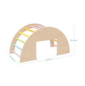 Maisons de <span class=keywords><strong>jeu</strong></span> d'intérieur en gros Arches d'escalade en bois pour gymnases et planches à bascule pour jeux d'intérieur pour enfants - Product Image 3