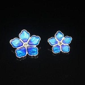 신형 합금 액세서리 앤티크 꽃 다섯잎 꽃 모조 클로이조네 오일 DIY 보석 재료 - Product Image 3