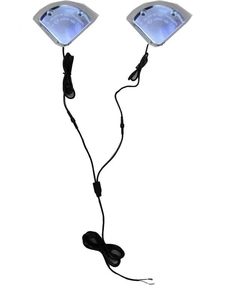 12V 24V xe tải đuôi Nâng Nền tảng an toàn cảnh báo nguy hiểm ánh sáng <span class=keywords><strong>2</strong></span> trong 1 Led nhấp nháy ánh sáng <span class=keywords><strong>2</strong></span> bên cho van nâng móc nâng xe nâng - Product Image 2