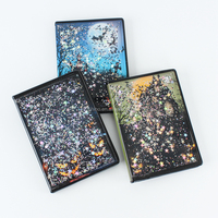 Cahier de couverture liquide de nouveau design, cahier liquide pour cadeau