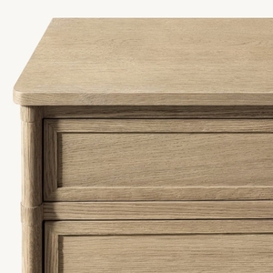 Mueble <span class=keywords><strong>de</strong></span> Madera Maciza Estilo Americano Antiguo con Cajones <span class=keywords><strong>y</strong></span> Armario para Dormitorio, Estilo Francés Simple, Pequeño Mueble <span class=keywords><strong>de</strong></span> Almacenamiento Lateral para Cama - Product Image 6