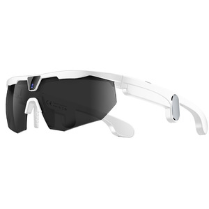 Smart <b>Glasses</b> G3 White <b>With</b> Ai Photo Video Recording Voice Control Outdoor Cycling Sunglasses Windproof Sandproof Uv Protection - Product Image 1