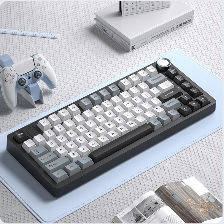 Clavier mécanique tri-mode ViewSonic KC75 [blanc, noir, bleu]