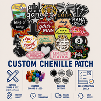 Écussons personnalisés brodés thermocollants avec bordure, badges logo tissés pour uniforme, casquette, sac à dos, sac de sport, gilet
