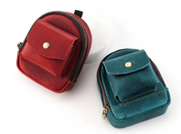 Dompet Kulit Asli Crazy Horse, Dompet Koin Retro, Kantong Uang Receh Retro, Dompet Koin Desain Retro, Dompet Mini Ransel