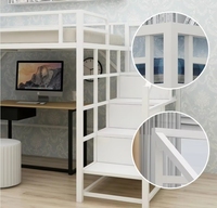 Lit superposé capsule moderne en métal pour adultes, idéal pour hôtels, appartements, maisons d'hôtes et écoles, gain de place, pour salon