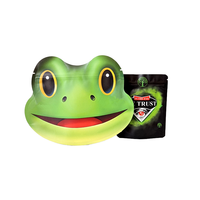 Sacs en mylar découpé de forme irrégulière avec logo personnalisé Sacs en mylar pour bonbons et collations d'emballage alimentaire en PET 3.5g 3.5 grammes