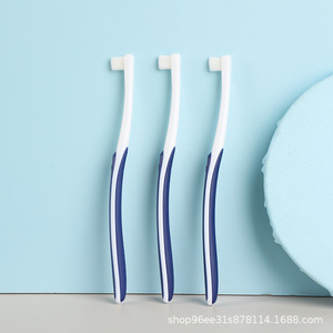 Pet Toothbrush For Cats Dogs Rabbits Hamsters Soft Bristles Single Pack PP Material Manual Grooming Tool - Product Image 3