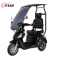 Scooter électrique à trois roues antidérapant pour personnes handicapées et personnes âgées