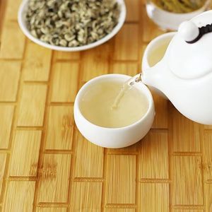 Thé vert parfumé au jasmin de qualité supérieure, feuilles de thé vert chinois au jasmin, fleur d'escargot, <span class=keywords><strong>Bi</strong></span> Luo Chun, thé vert au jasmin en feuilles détachées - Product Image 3