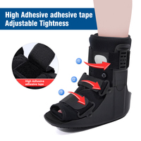 Botte de marche pneumatique médicale ROM personnalisée, support Aircast pour entorse de la cheville, botte de marche médicale à air, chaussures orthopédiques