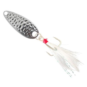 Señuelo giratorio metálico Huashengda con forma de cáscara de cacahuete 0100 para pesca de brema en arroyos - Product Image 1