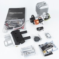 Moteur à essence EPHIL 60cc-R PRO pour avion modèle réduit, démarrage électrique, deux temps, aile fixe arrière, en alliage