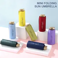 Mini parapluie de poche personnalisé avec logo, coupe-vent, pliable, compact, léger, pour voyage et affaires, vente en gros, fabricant chinois