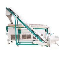 Machine de nettoyage de grains multifonctionnelle Machine de nettoyage de grains de blé Nettoyeur de tamis d'air fin Séparateur de table par gravité