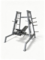 Machine Smith multifonction en acier avec banc inclinable pour presse à pectoraux et press à épaules, équipement de gym professionnel