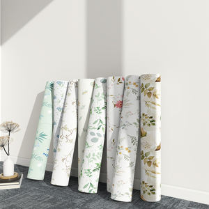 방수 셀프 접착식 플로럴 벽지 빈티지 나뭇잎과 야생화 필 앤 스틱 시트지 호텔 및 침실 장식용 - Product Image 6