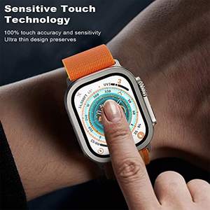 Funda de cristal mate para Apple Watch, Protector de pantalla para iwatch ultra <span class=keywords><strong>SE</strong></span> 8 7 6 5 4 3 2 de 49mm, 45, 41, <span class=keywords><strong>44</strong></span>, 40, 42 y 38mm - Product Image 6
