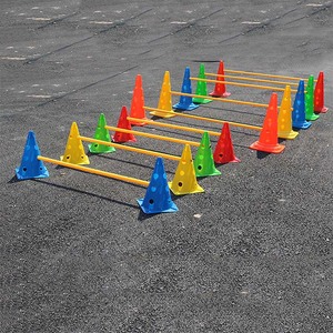 15 "Agility Training Hurdle ชุดกรวย Agility POLES เกมกระโดดกรวย - Product Image 4