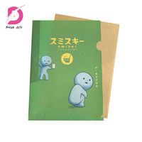 Produits de classement avec logo personnalisé portefeuilles en plastique A4 sac de documents transparent avec bouton pression dossier de fichiers en plastique PP sac de classement dossier