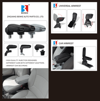 Boîte de console de voiture pour HYUNDAI VERNA ACCENT SOLARIS 2010-2016 Accoudoir Accessoires intérieurs de voiture Accoudoir Boîte de rangement pour conducteur