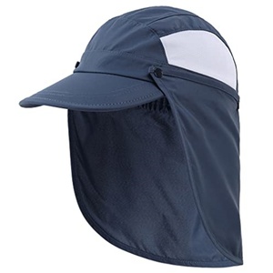 Gorra de Trabajo de Verano Resistente a los Rayos UV, Ligera, Transpirable, con Solapa Ajustable para el Cuello, Diseño de Dibujos Animados, Colores Personalizables para Días Llenos de Sol - Product Image 5