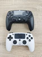 Controlador de juego inalámbrico GAMINJA P50A, mando BT con vibración de doble choque, giroscopio de 6 ejes, conector Turbo de 3,5mm para controlador inalámbrico PS5