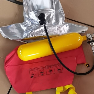 Dispositivo di Respirazione d'Emergenza <span class=keywords><strong>SCBA</strong></span> EEBD Approvato SOLAS, 15 Minuti, Bombola PVC 3L, Maschera Integrale per Spazi Confinati Marini - Product Image 6
