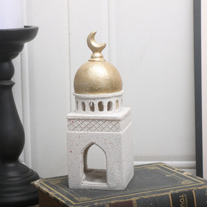 Ensemble de miniatures d'architecture arabe : Modèles détaillés de maisons et de phares du Moyen-Orient pour la décoration de bureau et la collection - Product Image 5