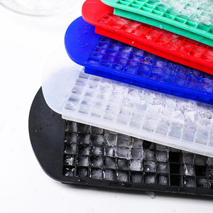 Bandeja para cubitos de hielo de grado alimenticio, molde cuadrado pequeño para cocina, 160 cavidades - Product Image 3