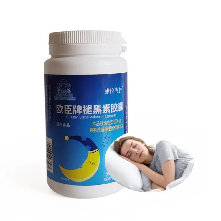 Compresse di melatonina OEM ausili per il sonno pillole per dormire capsule molli di melatonina