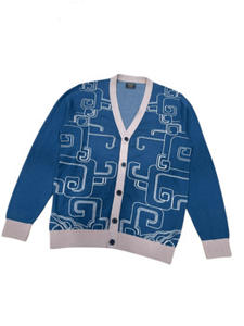 Diseño de manga regular Invierno Cuello en V Estilos Cuello Botón Detalle Unisex Moda Hilo de lana Longitud personalizada CARDIGAN - Product Image 2