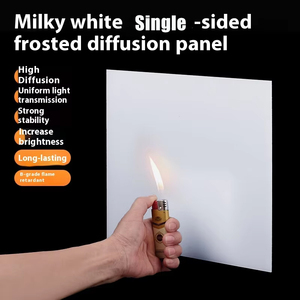 Tùy chỉnh kích thước PC Frosted <span class=keywords><strong>Acrylic</strong></span> thay thế LED dấu hiệu ánh sáng khuếch tán tấm tấm nhựa với khắc - Product Image 4