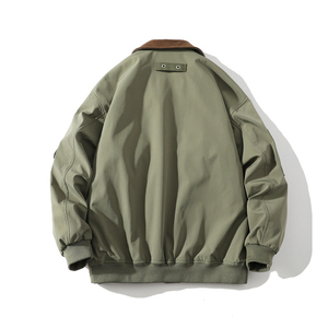 Custom <span class=keywords><strong>Vintage</strong></span> <span class=keywords><strong>Ropa</strong></span> De Hombre <span class=keywords><strong>Ropa</strong></span> De Trabajo Casual Retro Bomber Jacket Streetwear Chaquetas - Product Image 4