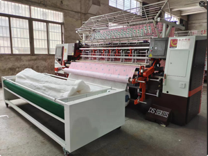 कम्प्यूटरीकृत ताला सिलाई duvet के लिए बहु-सुई मशीन Quilting - Product Image 3