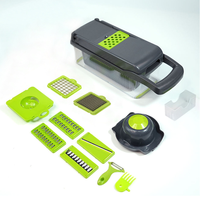 Groothandel ORIAO KG016 Multifunctionele Handmatige Groente- en Fruit Snijder Plastic Spiralizer Shredder Uiensnijder Dicer Handrasp