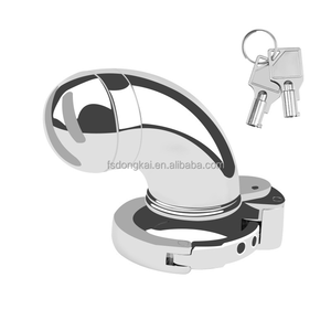 <span class=keywords><strong>Cage</strong></span> <span class=keywords><strong>de</strong></span> <span class=keywords><strong>chasteté</strong></span> en métal entièrement fermée pour <span class=keywords><strong>couple</strong></span>, entraînement alternatif BDSM, marque propre - Product Image 1