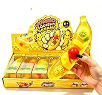 Best-seller transfrontalier : Jouet anti-stress à presser en forme de banane au goût de maltose, à récupération lente pour soulager le stress et la tension