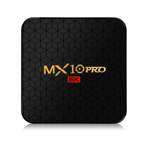 MX10 PRO Quad Core 4GB DDR3 + 32G Android 9.0 TV Box WiFiセットトップボックスのandroidテレビ