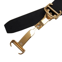 Bracelet de montre en silicone blanc et noir de 20 mm avec fermoir déployant et boucle en or rose noir pour Cartier Santos, bracelet en caoutchouc Ballon Bleu