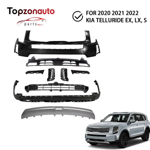 Topzonauto pour Kia Telluride EX, LX, S 2020 2021 <span class=keywords><strong>2022</strong></span>, nouveau kit de pare-chocs avant avec calandre et plaque de protection - Product Image 1