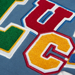 مخصص مصمم زين بقع التطريز شعار الجلود بيسبول بومبر سترات مخصصة للرجال ليترمان سترات اسكواش - Product Image 3