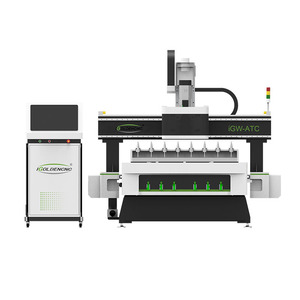 1325 1530 Cnc 5x10 ft Woodworking Machine <strong>Router</strong> Automatic Tool Change <strong>Router</strong> for Wood Mdf Germany France - Product Image 6