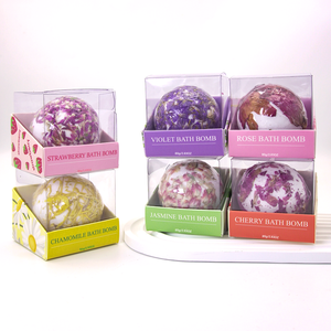 Lot de bombes de bain naturelles à succès – Huiles essentielles florales, bombes effervescentes pour bain moussant, SPA à domicile, soin hydratant pour la peau - Product Image 2