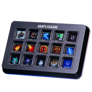 Fifine ampligame可视键盘液晶显示键液晶可视定制键盘可编程键盘流甲板