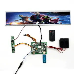 19.1 Inch 1920*360 Ultra Wide Stretched Barlcd Monitor Stretched Bar LCD Advertising Machine
