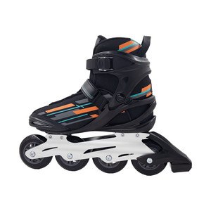 Poids léger Non-réglable Adulte Semisoft Inline Skate Chaussures Professionnel avec Cadre En Aluminium ABEC-9 Chrome Roulements - Product Image 5