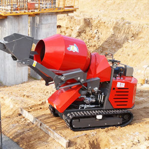 コンクリートミキサーミニ追跡クローラーポータブル自動300l 500Lモバイルコンクリートミキサー - Product Image 1