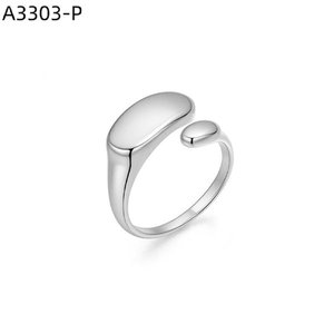 Anillo de Moda Amy Amy A3303 de Acero Inoxidable, Geométrico, Moderno, para Uso Diario, Joyería para Mujer, Regalo - Product Image 1